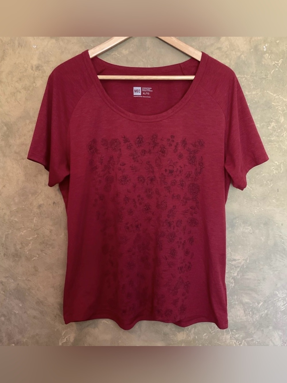 MEC Sparrowgrass Merino Blend Short Sleeve Graphic Top